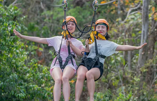 Angkor Zipline will let you fly through the jungle like a superhero – literally soar above ancient trees. Eco-friendly adventure that doesn’t harm the forest.